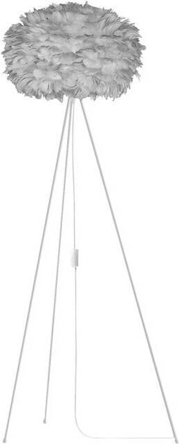 Umage Eos Large vloerlamp light grey met tripod wit Ø 65 cm