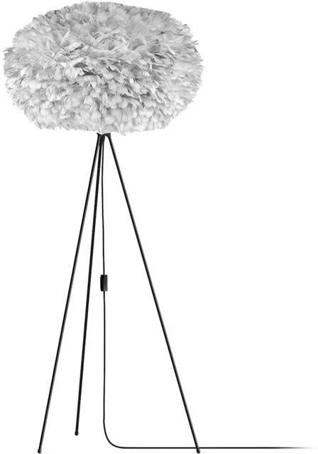 Umage Eos X-large vloerlamp light grey met tripod zwart Ø 75 cm