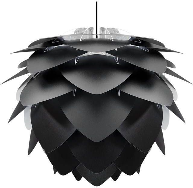 Umage Silvia Medium hanglamp black met koordset zwart Ø 50 cm