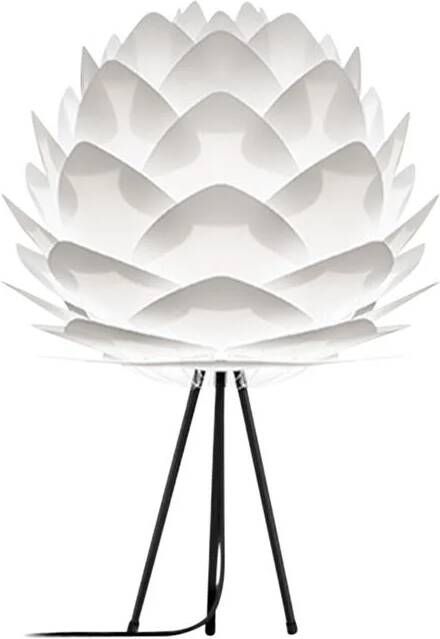 Umage Silvia Medium tafellamp white met tripod zwart Ø 50 cm