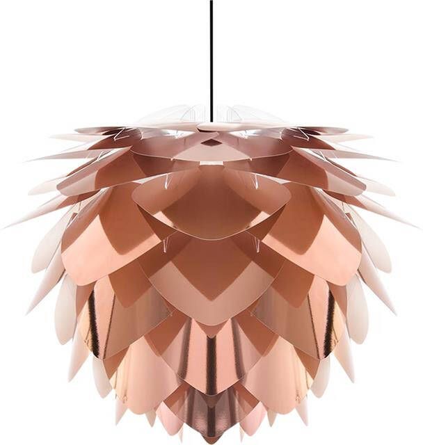 Umage Silvia Mini hanglamp copper met koordset zwart Ø 32 cm