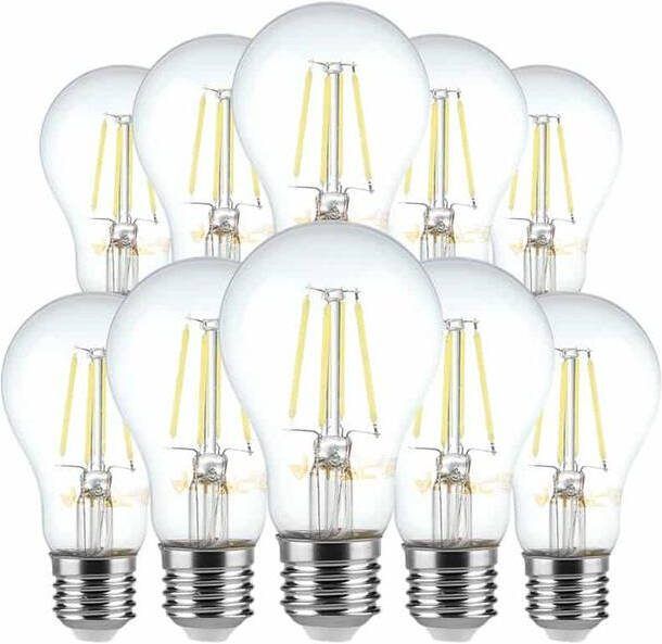 V-tac VT-2288D-N 10-pack Filament dimbare LED lamp E27 8W 720 Lm 3000K