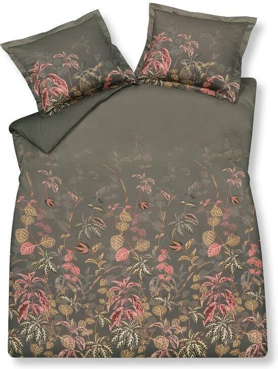 Vandyck Dekbedovertrek Beautiful Nerve Multi | Bruin | Roze | Rood