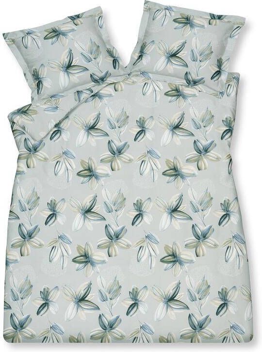 Vandyck Dekbedovertrek Flower Party Pearl Blue 200x220 Cm