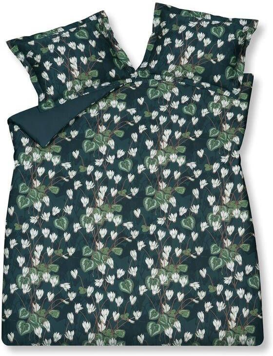Vandyck Dekbedovertrek Green Fever Blue Ink | Groen | Blauw | Satijnkatoen