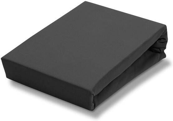 Vandyck Jersey Soft Splittopper Hoeslaken Off | 140 cm x 220 cm | Zwart