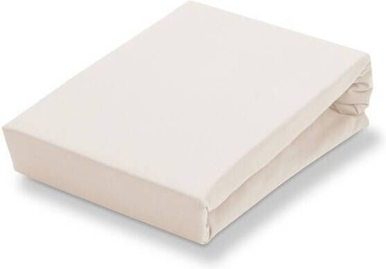 Vandyck Jersey Soft Splittopper Hoeslaken Natural | 140 cm x 220 cm | Ivoor