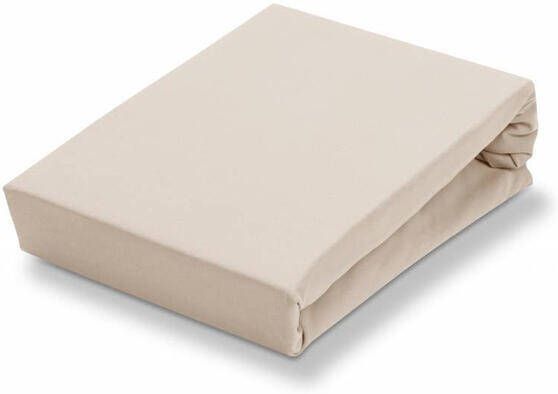 Vandyck Jersey Soft Hoeslaken Stone | 140 cm x 220 cm | Beige | Jersey Soft