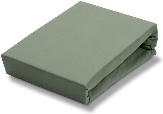 Vandyck Jersey Supreme Topper Hoeslaken Olive | 80 x 220 cm | Groen