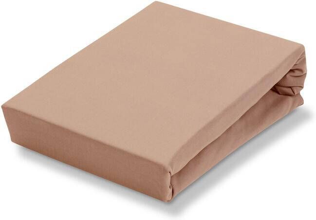 Vandyck Jersey Supreme Topper Hoeslaken Praline | 140 cm x 220 cm | Bruin