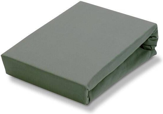 Vandyck Jersey Supreme Topper Hoeslaken Sage Green | 140 cm x 220 cm | Groen