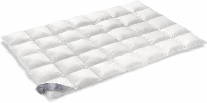 Vandyck Superior 100 Dekbed | 220 cm x 220 cm | Wit | Satijnkatoen | Dons