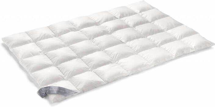 Vandyck Superior 100 Dekbed | 220 cm x 220 cm | Wit | Satijnkatoen | Dons