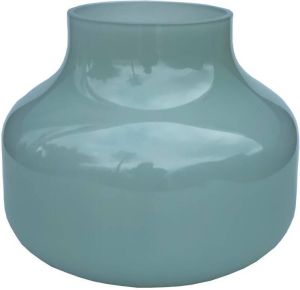 Vase The World Enns small opal blue grey Ø25 x H20 cm