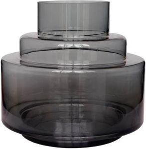 Vase The World G91-9551-1-03 Chari M grey Ø23 x H20 cm