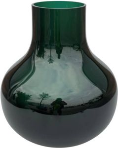 Vase The World Snake small dark green Ø22 x H25 cm