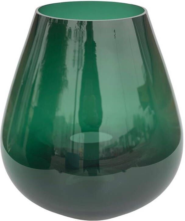 Vase The World Tasman dark green Ø26 x H28 cm