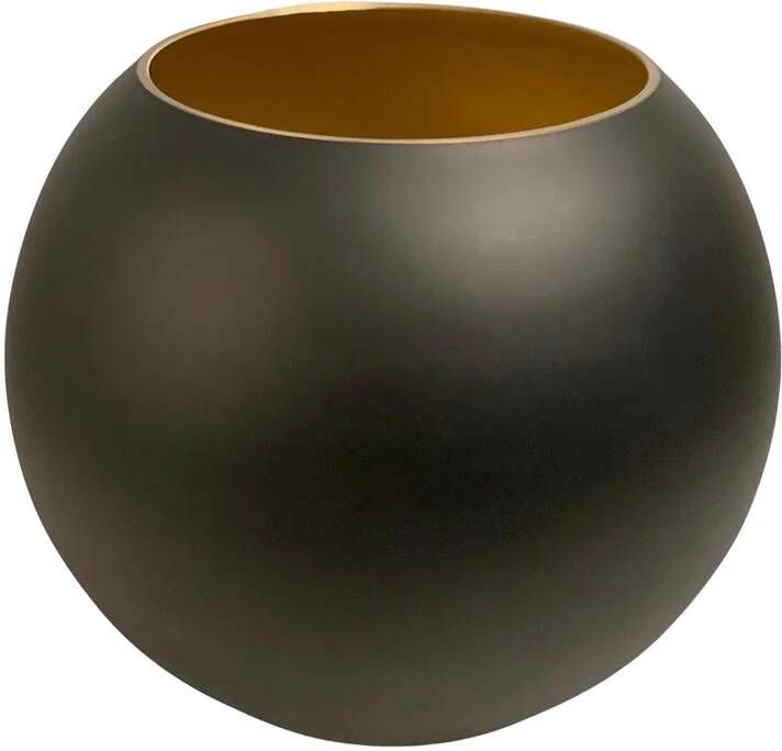 Vase The World Zambezi black gold Ø25 x H20 5 cm