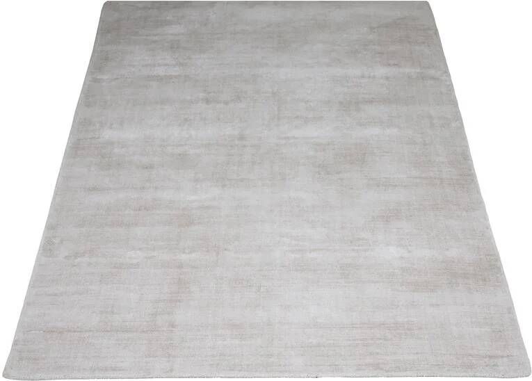 Veer Carpets Karpet Viscose Light Grey 200 x 280 cm