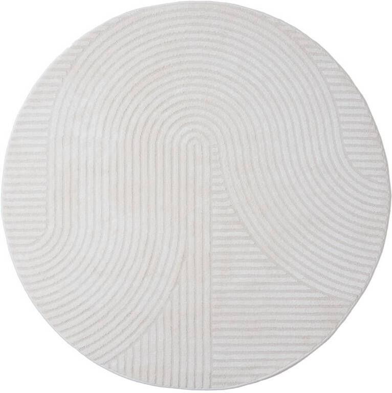 Veer Carpets Vloerkleed Ella Cream Rond ø160 cm
