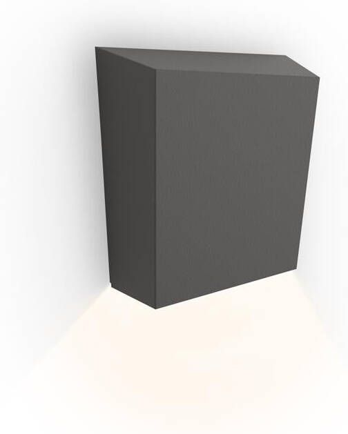 Vibia Break Plus Outdoor 4112 wandlamp LED donker antraciet