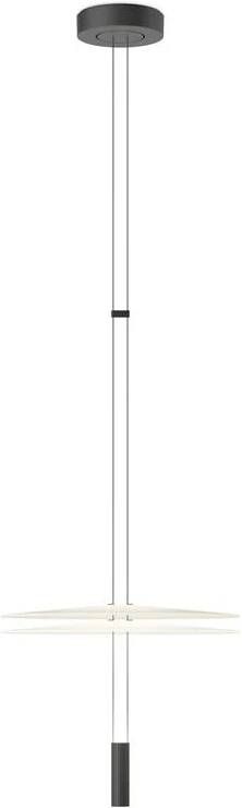 Vibia Flamingo Mini 1575 hanglamp LED Ø45 wit|zwart