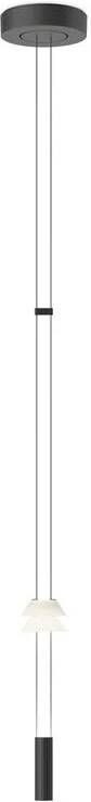 Vibia Flamingo Mini 1580 hanglamp LED Ø9 wit|zwart