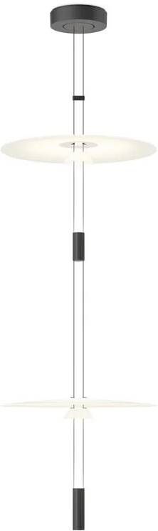 Vibia Flamingo Mini 1590 hanglamp LED Ø45 wit|zwart