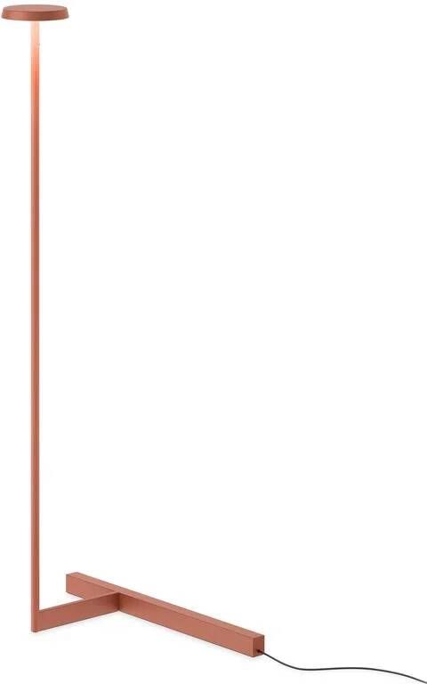 Vibia Flat 5955 vloerlamp LED Terra Red
