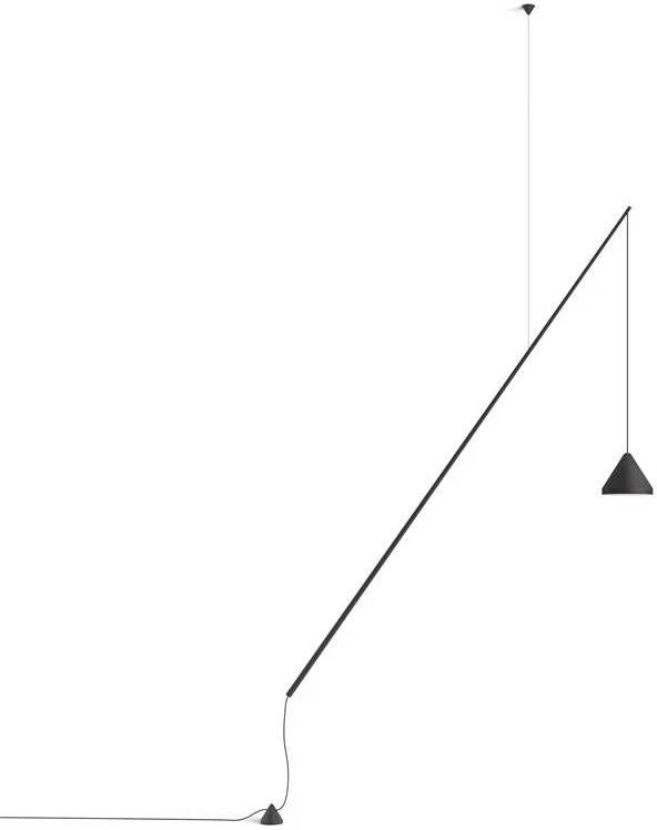 Vibia North 5666 vloerlamp LED zwart