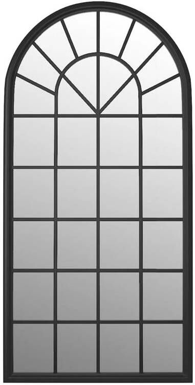 VidaXL Spiegel 90x45 cm ijzer zwart