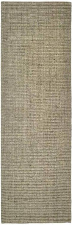 vidaXL Vloerkleed 80x250 cm natuurlijk sisal taupe