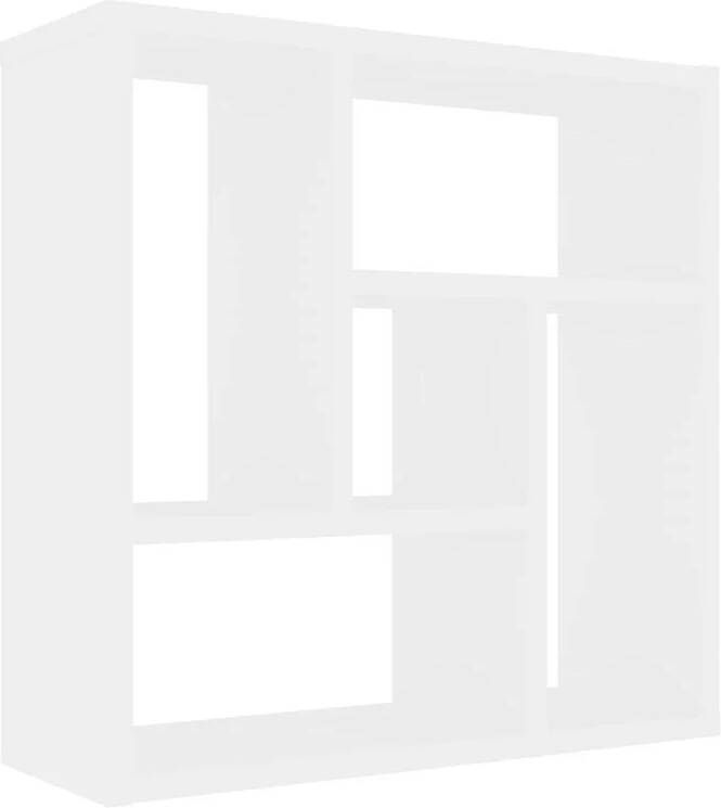 VidaXL Wandschap 45 1x16x45 1 cm spaanplaat wit