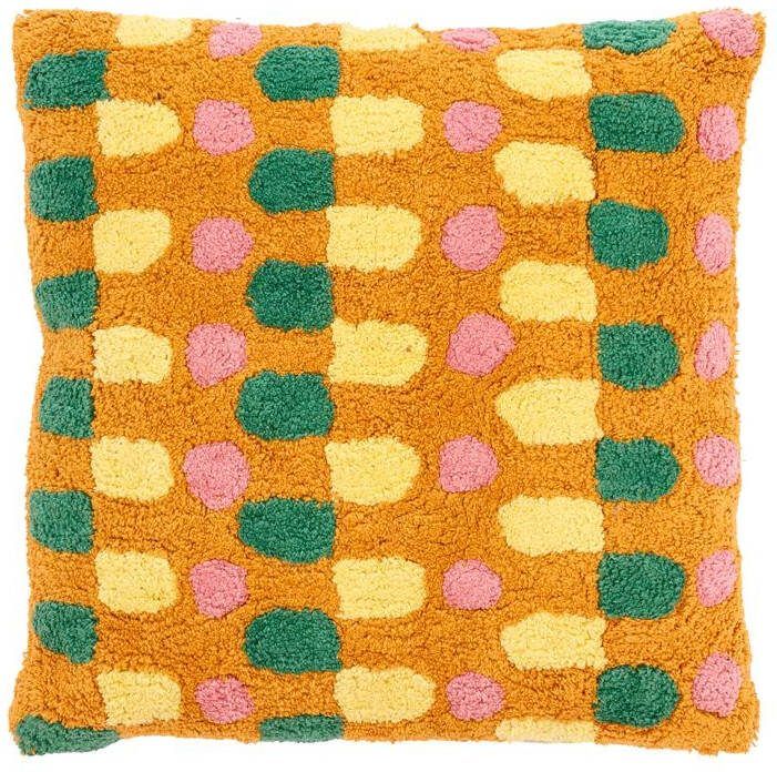 Villa Collection Styles Sierkussen 45 x 45 cm Oranje Groen
