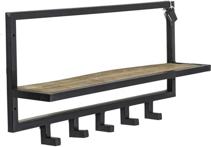 Vtw Living Kapstok Mangohout Industriële Kapstok 70 cm