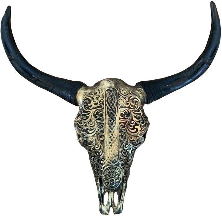 Vtw Living Skull Decoratie Decoratief Beeld Skull Buffelschedel Buffel