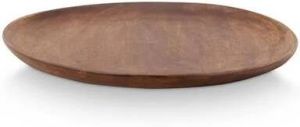Vtwonen Rond Dienblad Hout Zwart Ø 33.5cm