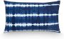 Vtwonen Throw Pillow Tie Dye Cushion Living Room Blue White 30x50cm - Thumbnail 1