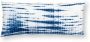 Vtwonen Throw Pillow Tie Dye Cushion Living Room Blue White 30x70cm - Thumbnail 1