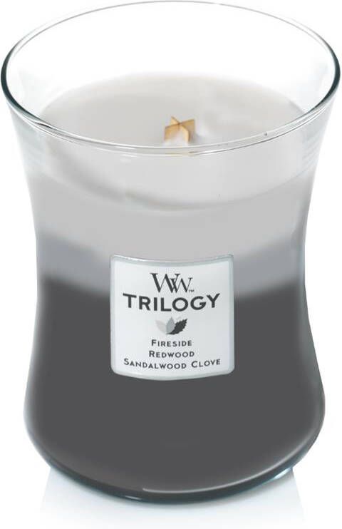 WoodWick WW Trilogy Warm Woods Medium Candle