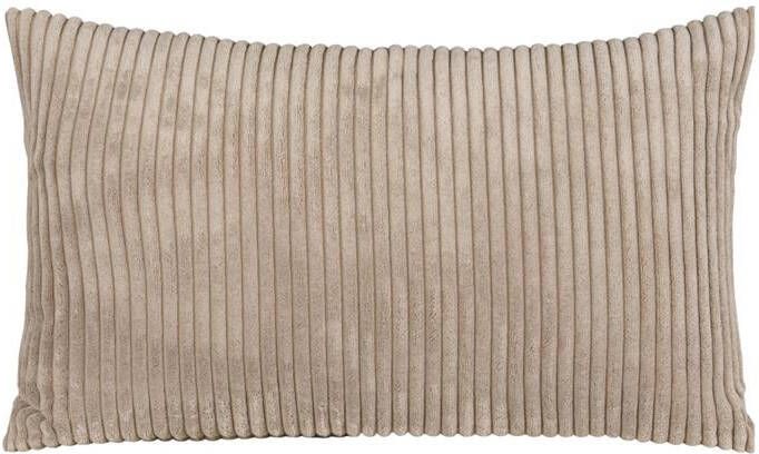 Woonexpress Sierkussen Ribbels Creme Polyester 35x55x0cm (BxHxD)