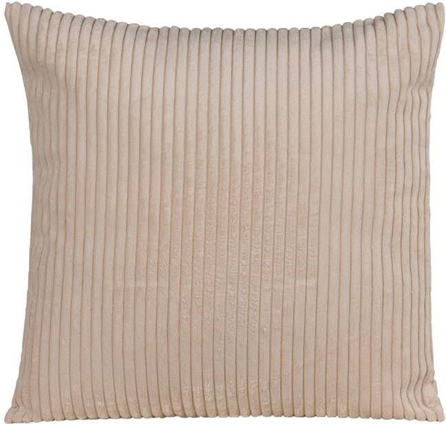Woonexpress Sierkussen Ribbels Creme Polyester 45x45x0cm (BxHxD)