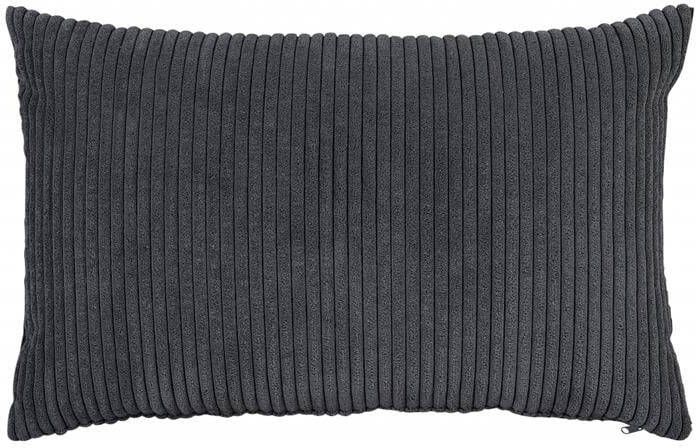 Woonexpress Sierkussen Ribbels Grijs Polyester 35x55x0cm (BxHxD)