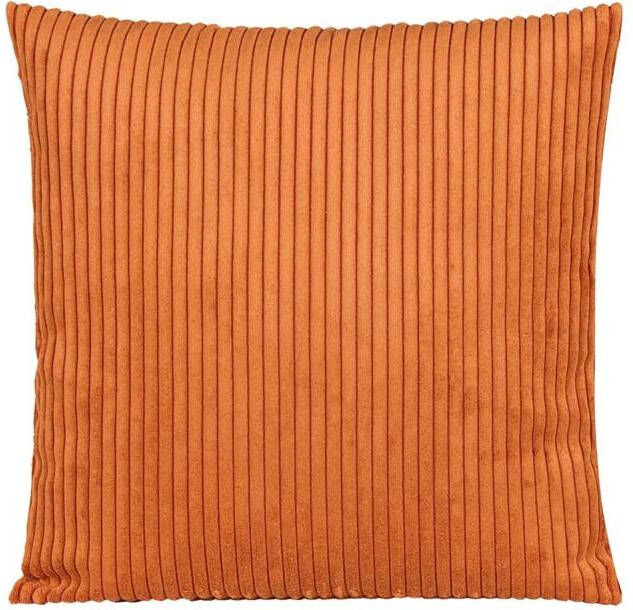 Woonexpress Sierkussen Ribbels Oranje Polyester
