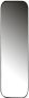 WOOOD Doutzen Spiegel Metaal Zwart 170x40x5 (170x40x5 cm) - Thumbnail 1