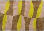Woood vloerkleed grafisch dessin Musa Naturel|Geel 170x240 cm - Thumbnail 1