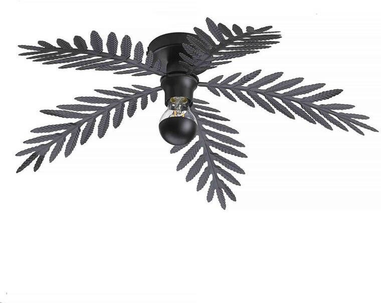 Ylumen Plafondlamp Palm 5 bladen Ø 60 cm zwart