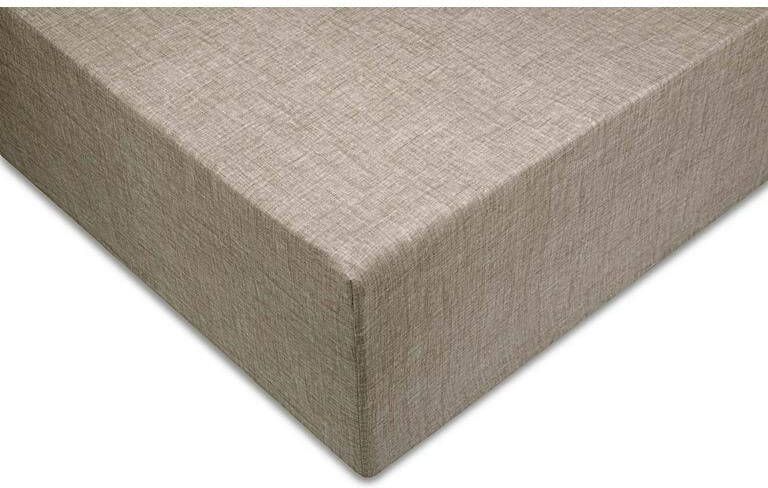 ZoHome Zo Home Lino Hoeslaken Katoen Linnen Look 35cm Hoek palm taupe