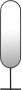 Zuiver Tess Spiegel H 165 x B 38 5 cm Zwart - Thumbnail 1
