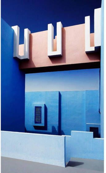 Goossens Schilderij Mirage In Blue 70 x 118 cm